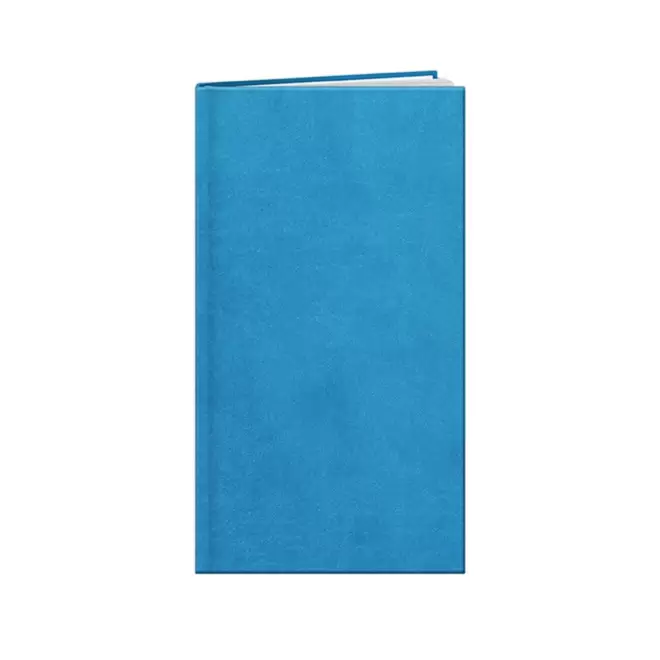 AGENDA DE POCHE 9,5x16,5 PERSONNALISABLE 'BUCKINGHAM' - bleu clair