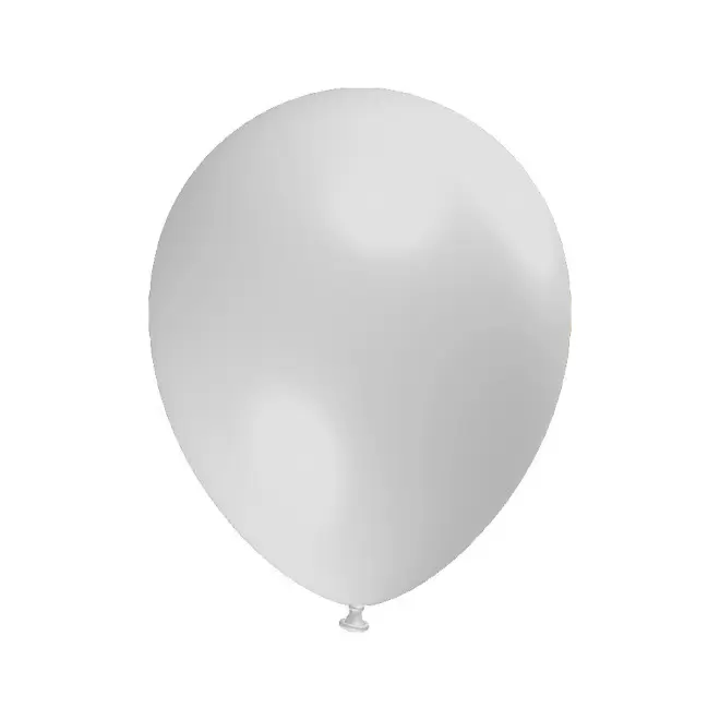 LOT DE 100 BALLONS PERSONNALISÉS 30CM 'LUFT MÉTAL' - perle