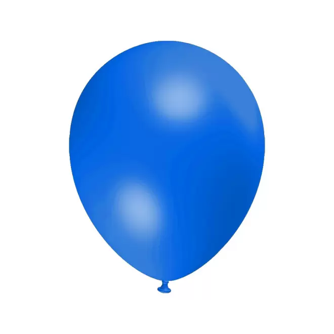 LOT DE 100 BALLONS PERSONNALISÉS 30CM 'LUFT MÉTAL' - bleu
