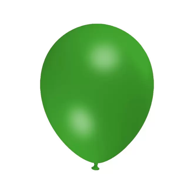 LOT DE 100 BALLONS PERSONNALISÉS 30CM 'LUFT MÉTAL' - vert clair
