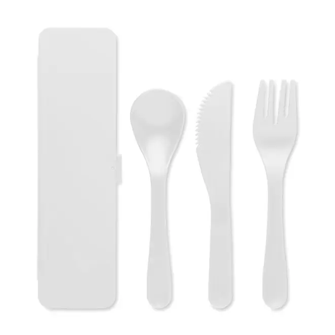 SET DE COUVERTS PUBLICITAIRE 'COUVPI' - blanc