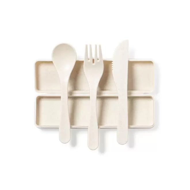 SET DE COUVERTS PUBLICITAIRES EN PP 'COUVPA' - naturel