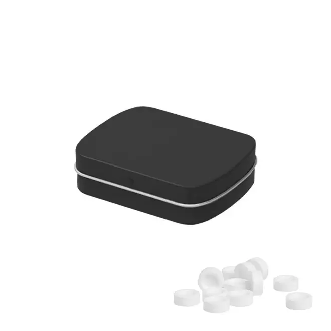 MINI BOITE A BONBON METALLIQUE PUBLICITAIRE 'VIMA' - noir