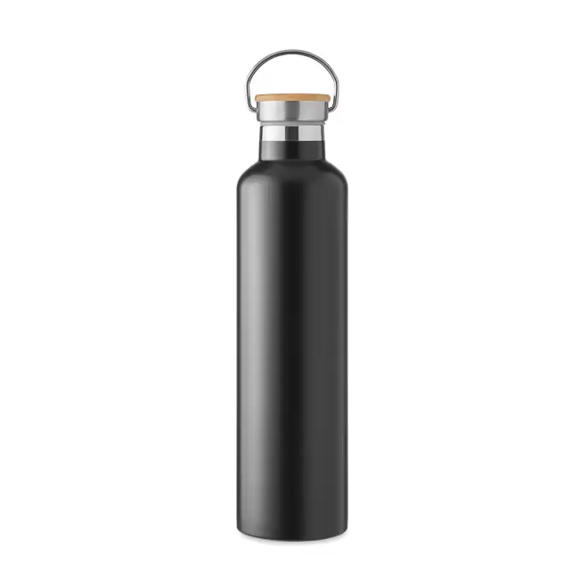 BOUTEILLE ISOTHERME PUBLICITAIRE 1L 'HOLLY' - noir