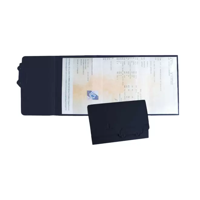 PORTE CARTE GRISE PUBLICITAIRE AVEC DECOUPE 'ROZEN' - avocat