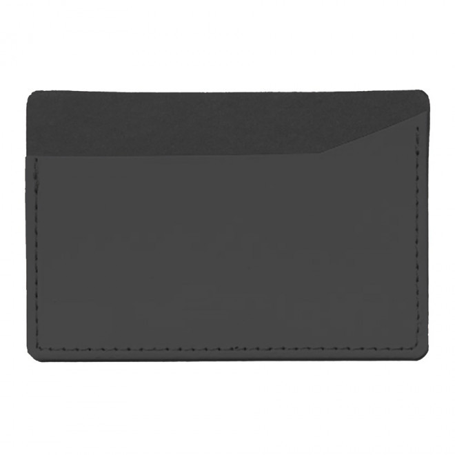 PORTE-CARTE PUBLICITAIRE 'LUCAS' - gris anthracite