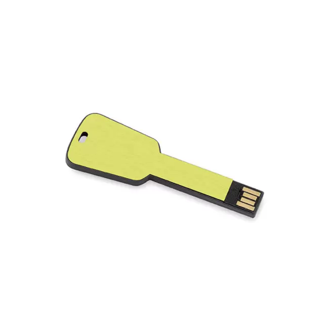 CLE USB PUBLICITAIRE EN FORME DE CLÉ 'KEYFLASH' 2GO A 16GO - vert pomme