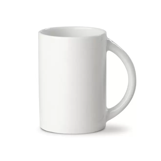 MUG PORCELAINE PUBLICITAIRE 300 ML 'MANILO EUROPE' 4 J - blanc