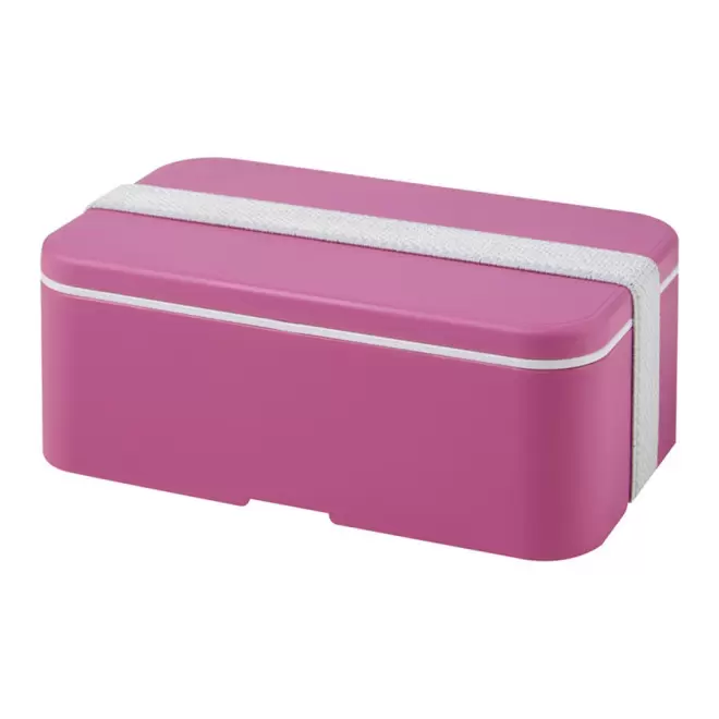 LUNCH BOX PUBLICITAIRE 'STOBO' - rose/blanc