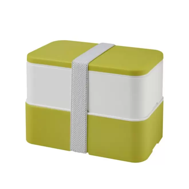LUNCH BOX PUBLICITAIRE 'STOOBO DOUBLE' RAPIDE 4J - vert/blanc