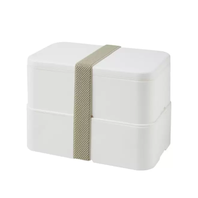 LUNCH BOX PUBLICITAIRE 'STOOBO DOUBLE' RAPIDE 4J - blanc