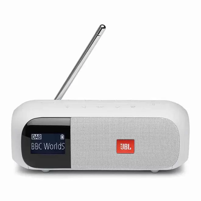 RADIO PORTABLE PUBLICITAIRE JBL® 'TUNER 2' - blanc