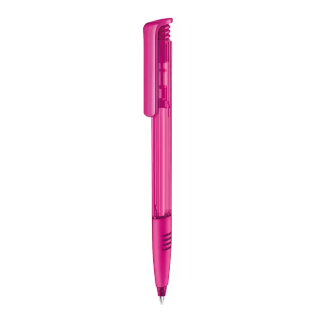 STYLO PERSONNALISÉ SENATOR® 'SUPER HIT GRIP CLEAR' - fuchsia