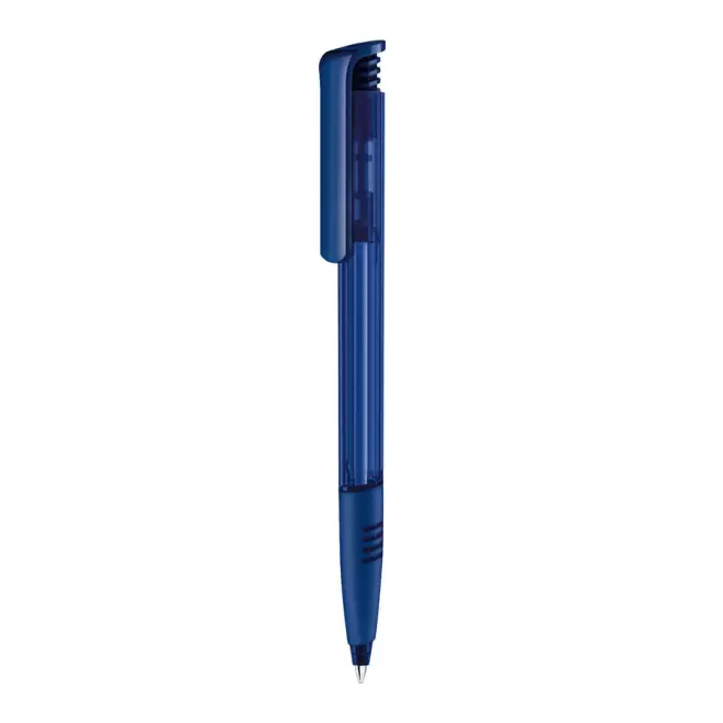 STYLO PERSONNALISÉ SENATOR® 'SUPER HIT GRIP CLEAR' - bleu marine