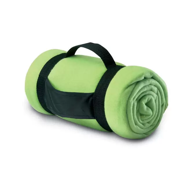 PLAID POLAIRE PERSONNALISABLE 'ODENSA' - citron vert