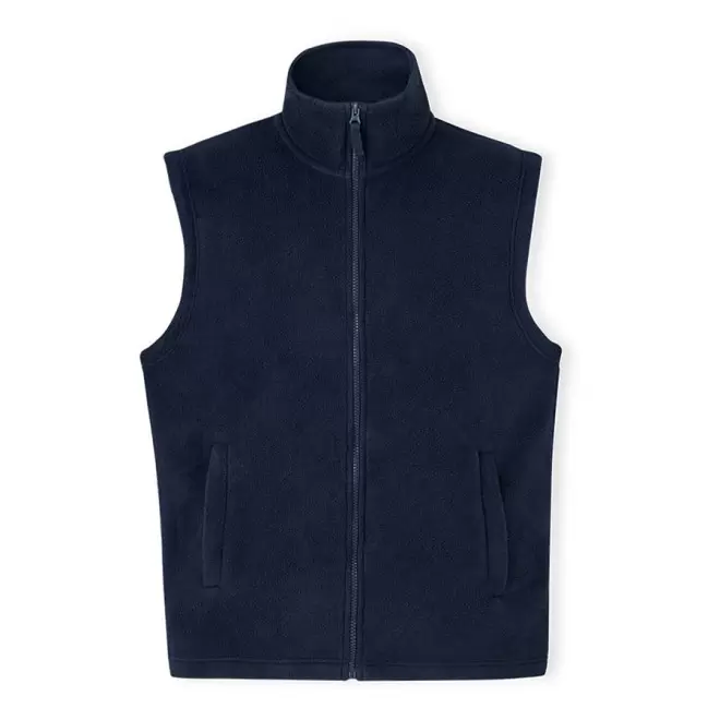 BODYWARMER POLAIRE MIXTE PUBLICITAIRE 'COLARO' - bleu marine