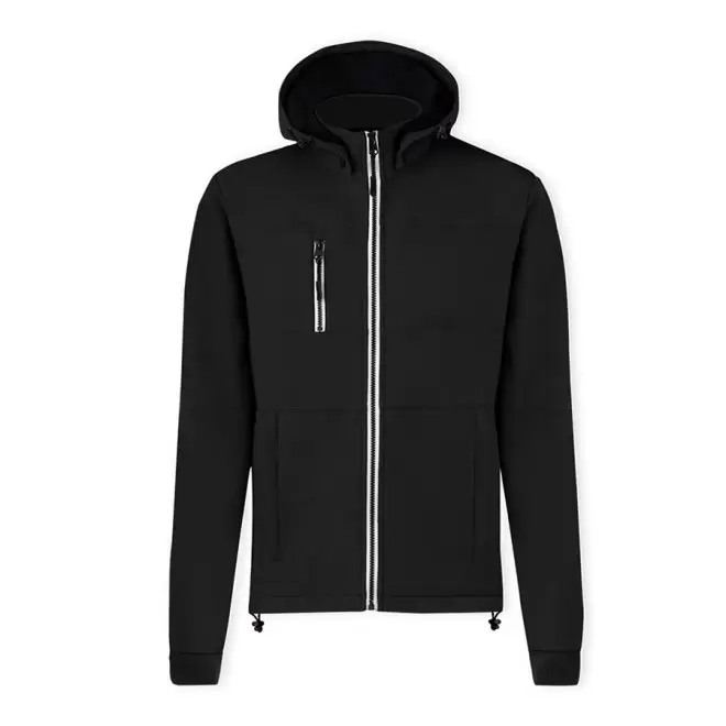 VESTE SOFTSHELL MIXTE PUBLICITAIRE 'ISIDORE' - noir