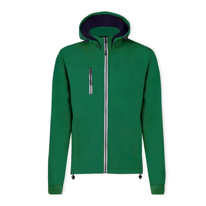 VESTE SOFTSHELL MIXTE PUBLICITAIRE 'ISIDORE' - vert