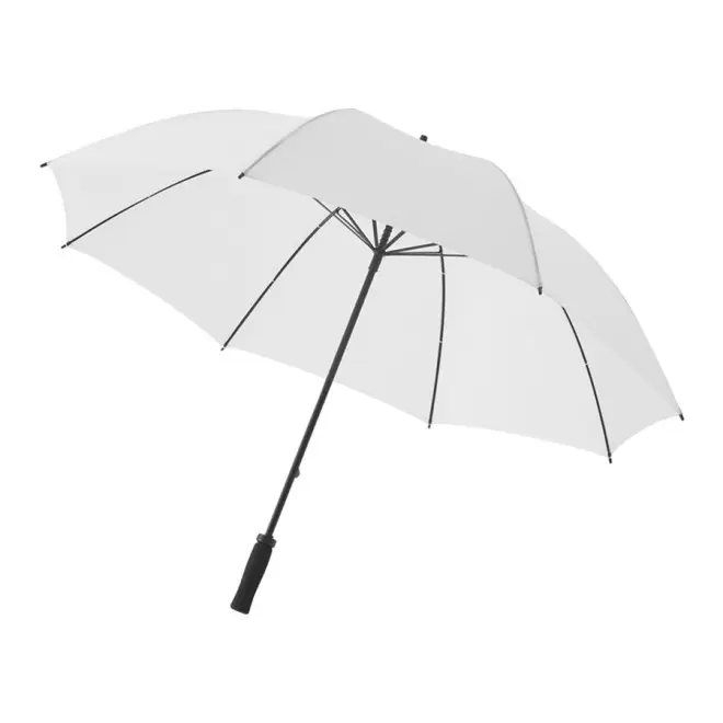 PARAPLUIE PUBLICITAIRE GOLF MANCHE DROIT 'GLENMORE' - blanc