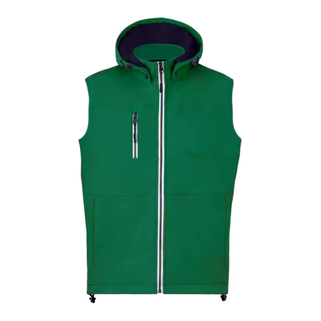 BODYWARMER SOFTSHELL MIXTE PROMOTIONNEL 'ISIDORE BW' - vert