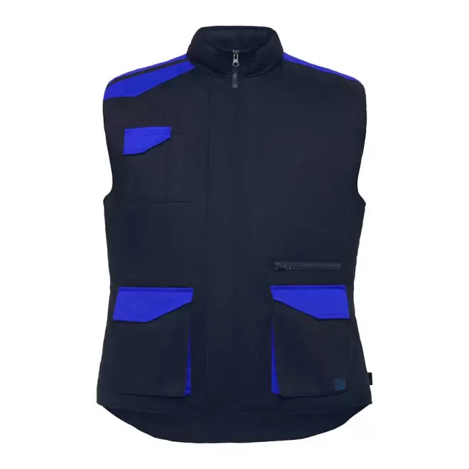 GILET TRAVAIL PERSONNALISABLE 'ARMODO' - marine/royal