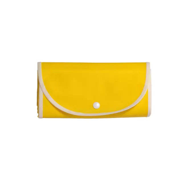 SAC SHOPPING PUBLICITAIRE PLIABLE 'FOLDY' 80 GR/M² - jaune