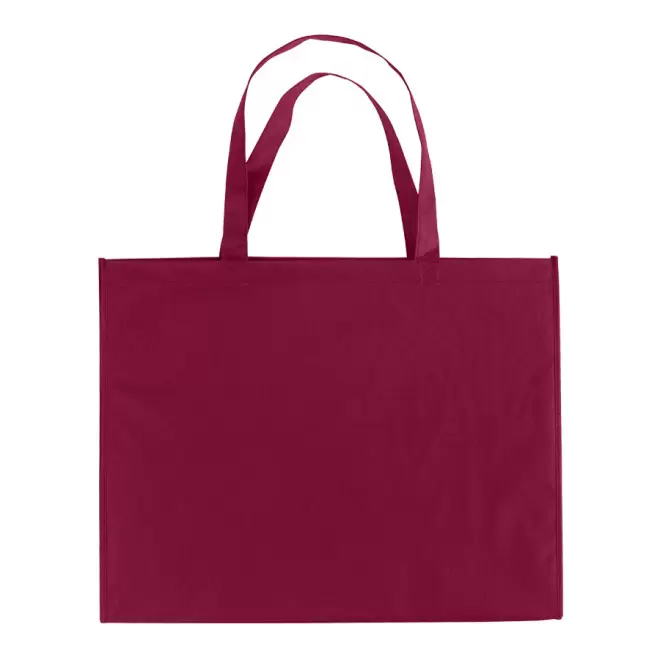 SAC SHOPPING ANSES LONGUES 'MILAZZO' 80 GR/M² - bordeaux