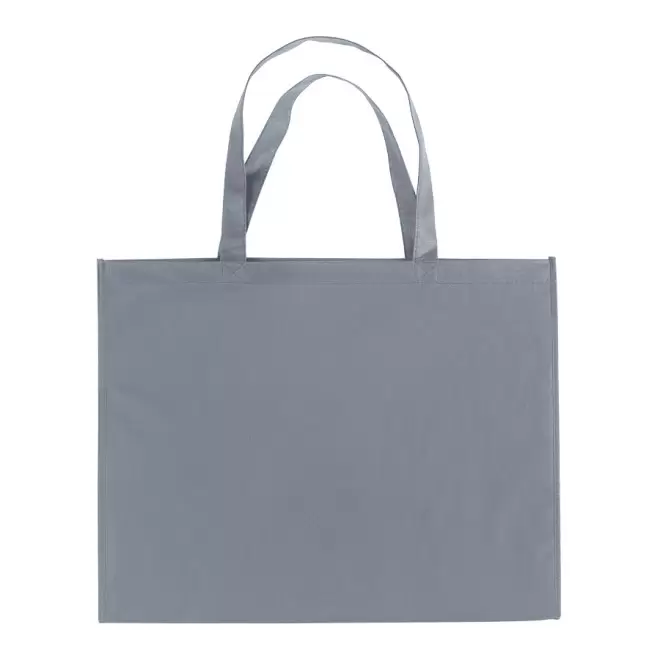 SAC SHOPPING ANSES LONGUES 'MILAZZO' 80 GR/M² - gris
