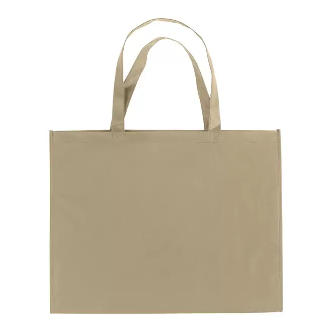 SAC SHOPPING ANSES LONGUES 'MILAZZO' 80 GR/M² - beige
