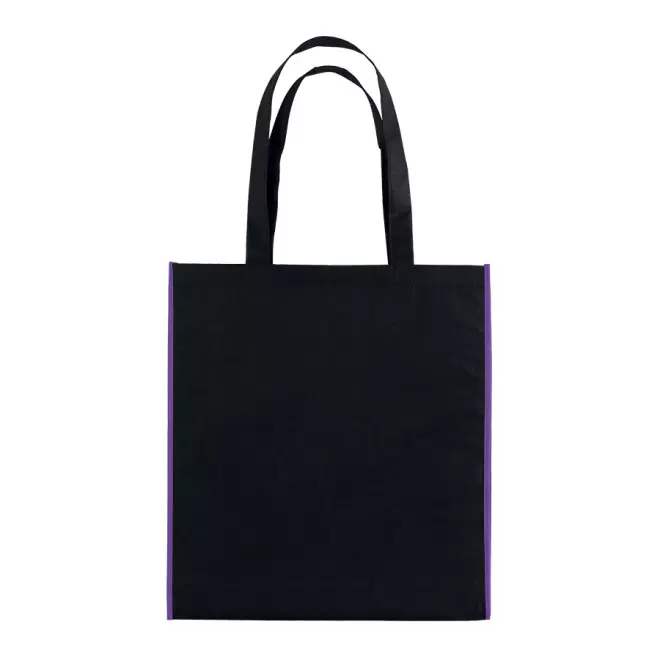 SAC SHOPPING PUBLICITAIRE 'LISBOA' 80 GR/M² - noir/violet