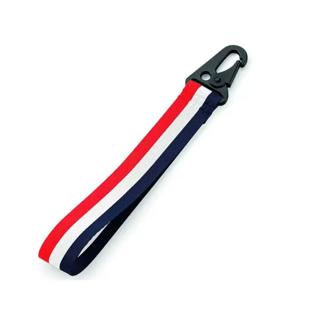 TIRE ZIP MOUSQUETON PUBLICITAIRE 'CAPTO' - bleu/blanc/rouge