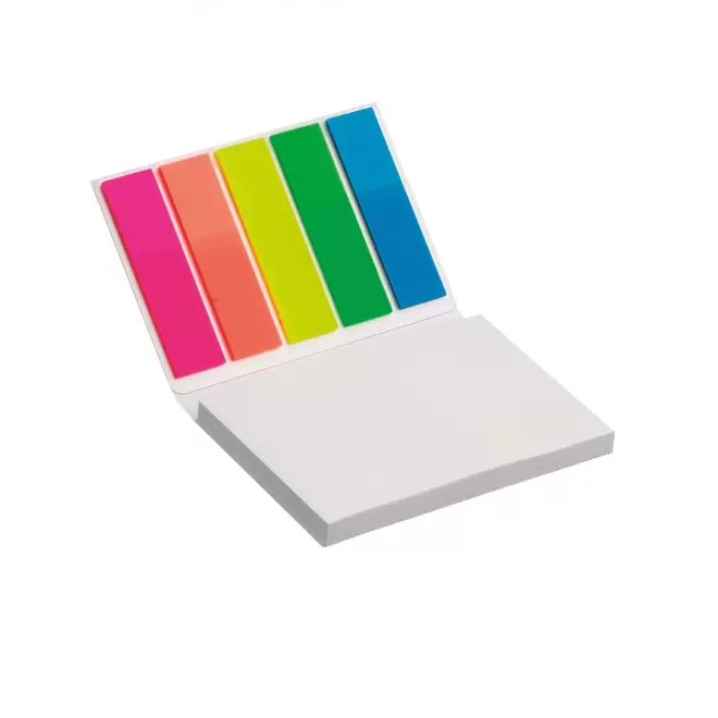 MINI MEMOS ET MARQUE-PAGES PERSONNALISABLE 'BILLY SOUPLE'  - blanc