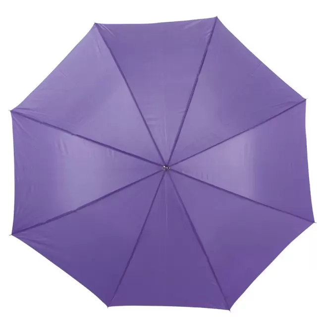 PARAPLUIE PUBLICITAIRE MANCHE DROIT OUVERTURE AUTO 'ABERDEEN BOIS' - violet