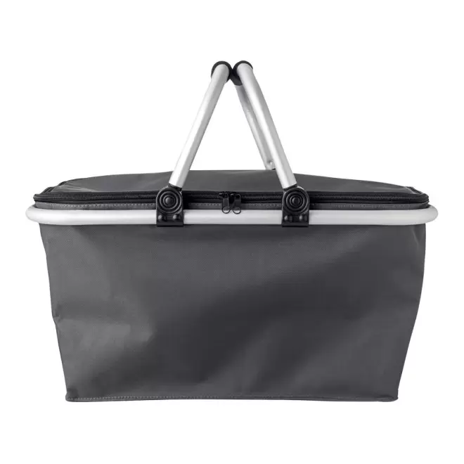 PANIER PUBLICITAIRE PLIABLE 'CARPI' - gris