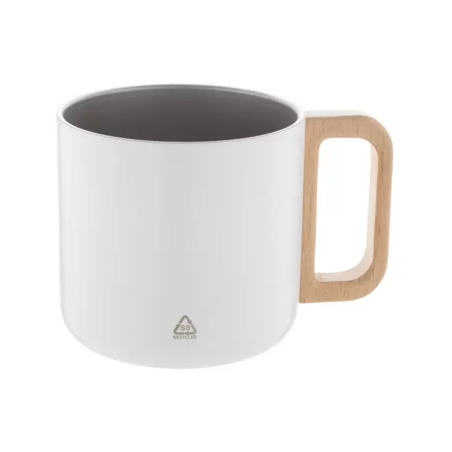 MUG ACIER PUBLICITAIRE 'JORNA' - blanc