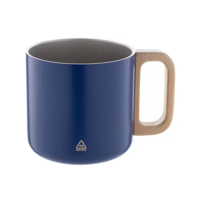 MUG ACIER PUBLICITAIRE 'JORNA' - bleu foncé
