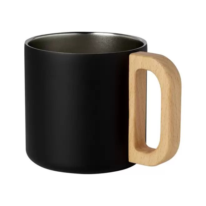 MUG ACIER PUBLICITAIRE 'JORNA' 4 JOURS - noir