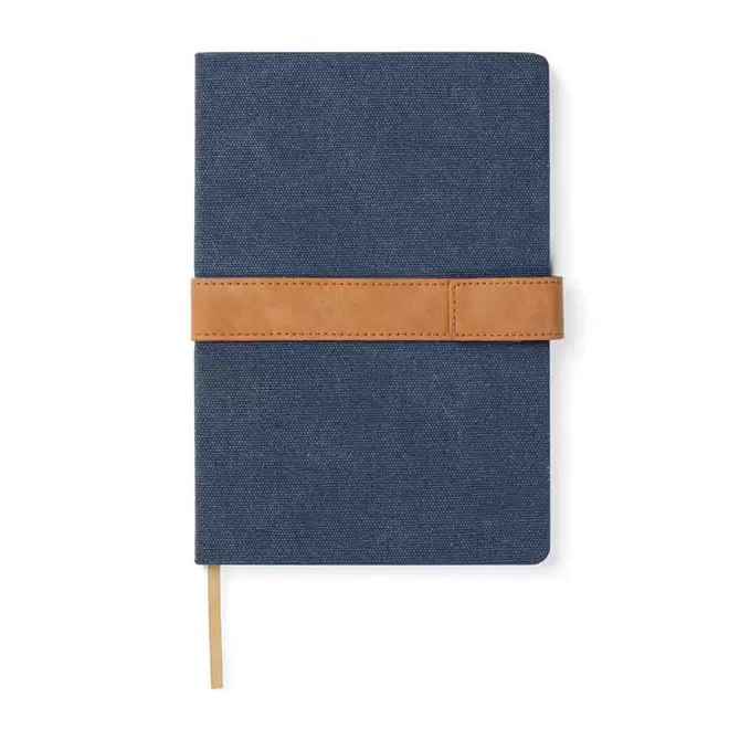 CARNET EN TOILE PUBLICITAIRE 'RETRI' - bleu marine