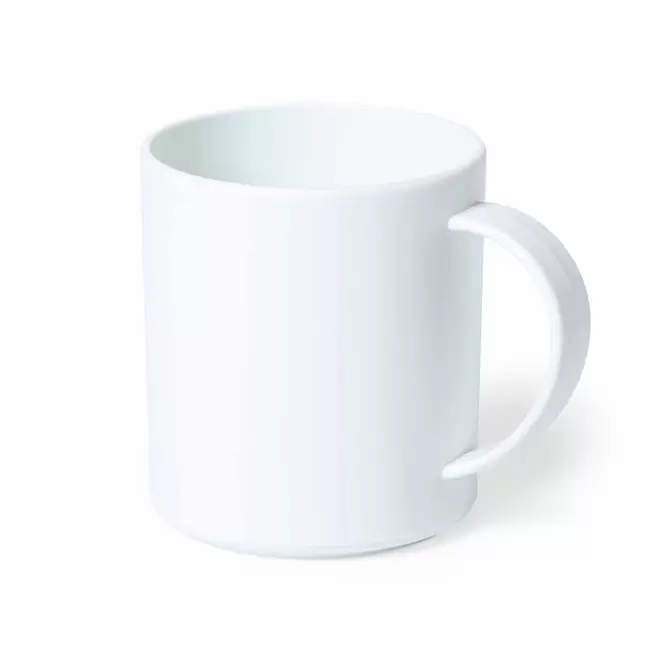 MUG 350 ML PERSONNALISABLE 'CHOCOLATO PLA' - blanc