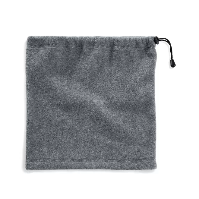 BONNET CACHE COU POLAIRE PERSONNALISABLE 'COMBO' - gris