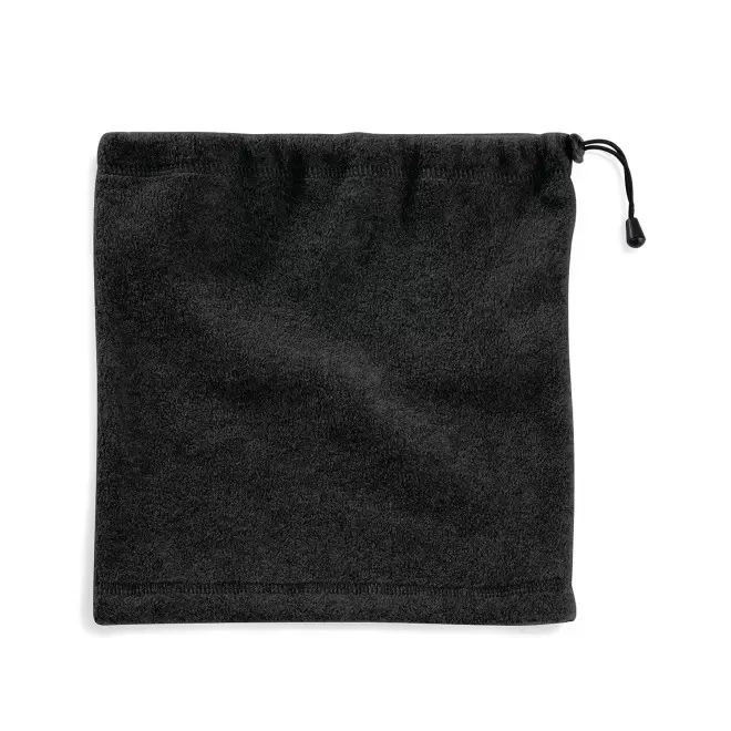 BONNET CACHE COU POLAIRE PERSONNALISABLE 'COMBO' - noir