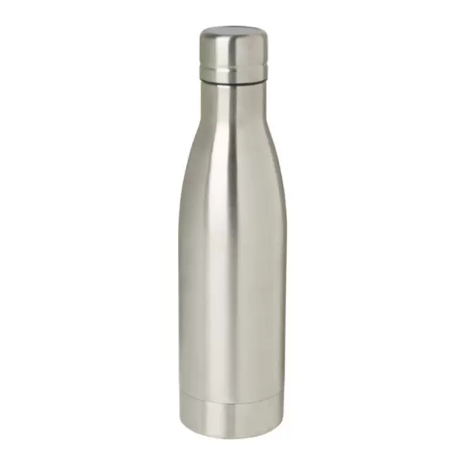 BOUTEILLE ISOTHERME PERSONNALISABLE 'ALMIA RECYCLEE' - argenté