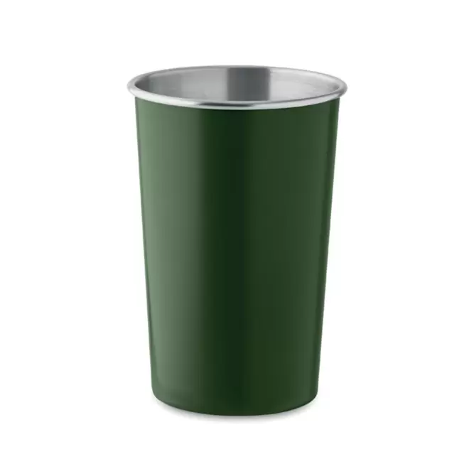 GOBELET ACIER INOX PUBLICITAIRE'SAMILO RECYCLE' - vert foncé