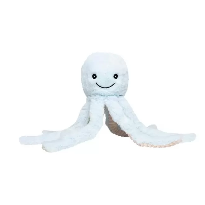 PELUCHE RPET PIEUVRE PERSONNALISABLE 'FLOPI' - bleu pastel