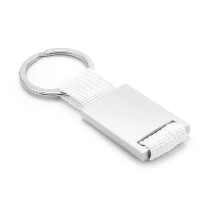 PORTE-CLÉS PUBLICITAIRE 'CALETA' - blanc