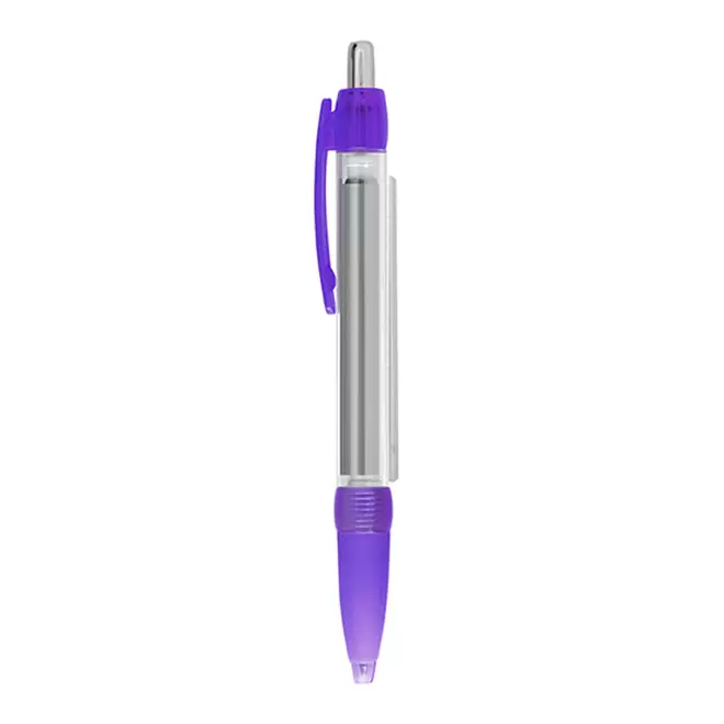 STYLO PUBLICITAIRE AVEC BANNIERE DEROULANTE 'SCROLL' - violet