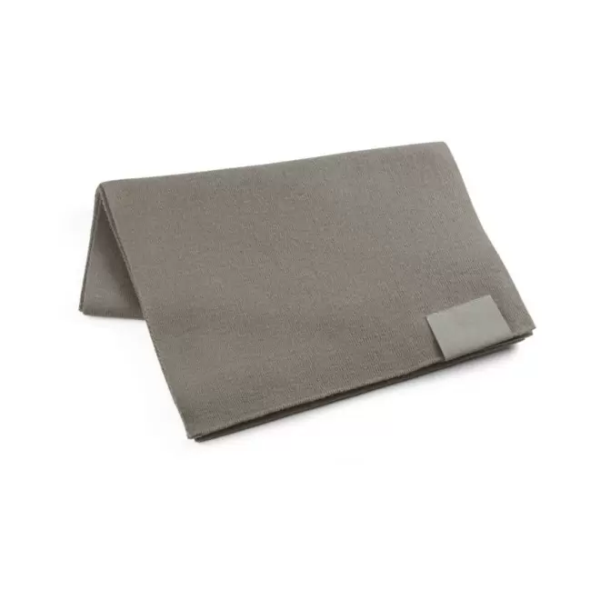 ECHARPE RECYCLE PERSONNALISABLE 'TAGLINE' - gris