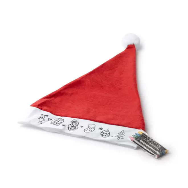 BONNET A COLORIER PUBLICITAIRE 'BILDO' - rouge