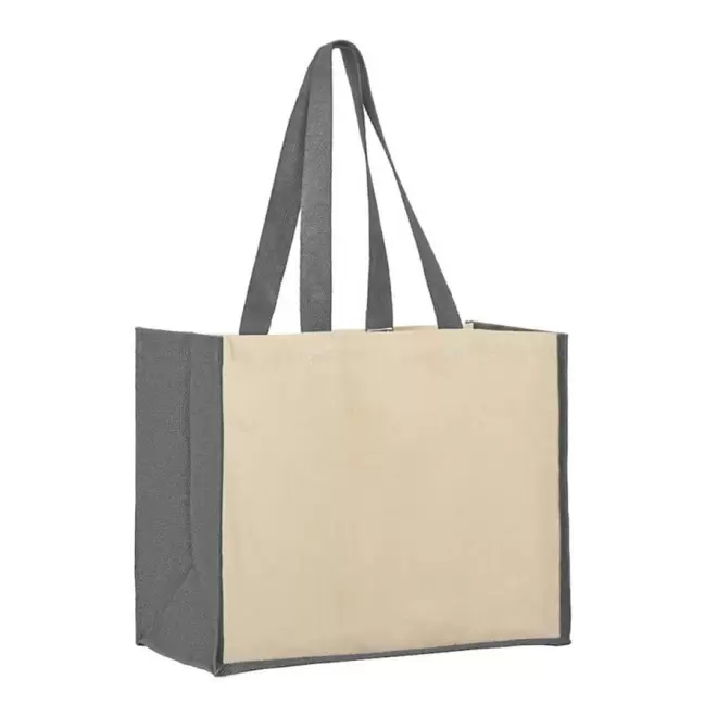 SAC EN JUTE PUBLICITAIRE 'PEREA' - gris