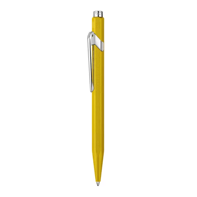 STYLO BILLE PUBLICITAIRE CARAN DACHE 'COLORMAT-X' - jaune